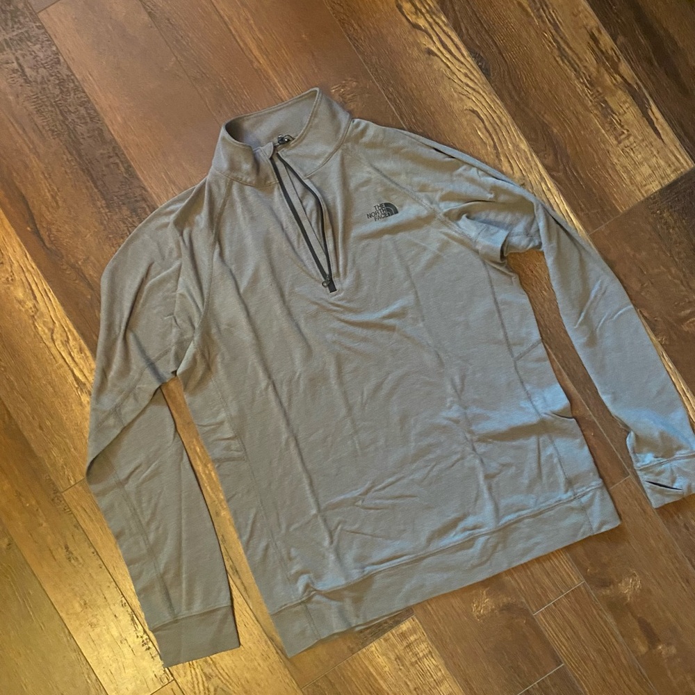 The North Face Gray Quarter-Zip Pullover